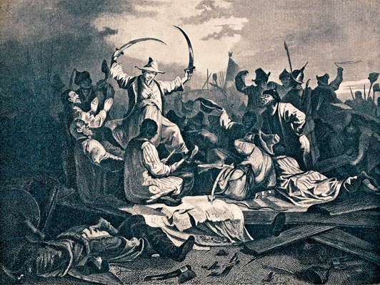 Татары, пирующие после битвы на реке Калке