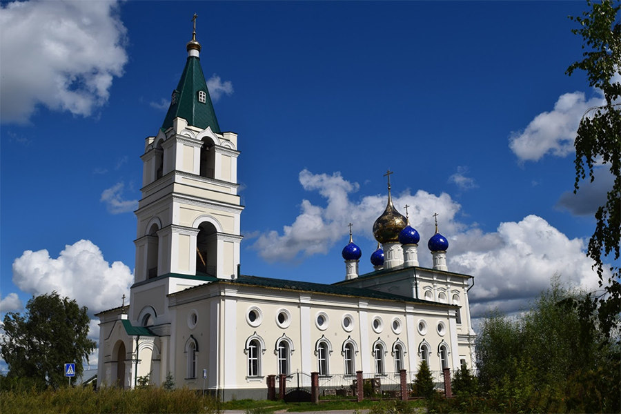 Нижегородская область пос. Церковь Михаила Архангела большое Козино. Храм большое Козино Нижегородская область. Церковь Михаила Архангела в посёлке большое Козино. Церковь в Козино Нижний Новгород.