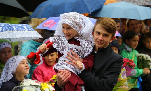 1 сентября. На Дне знаний в Сормовской православной гимназии (фото Сергея Лотырева)