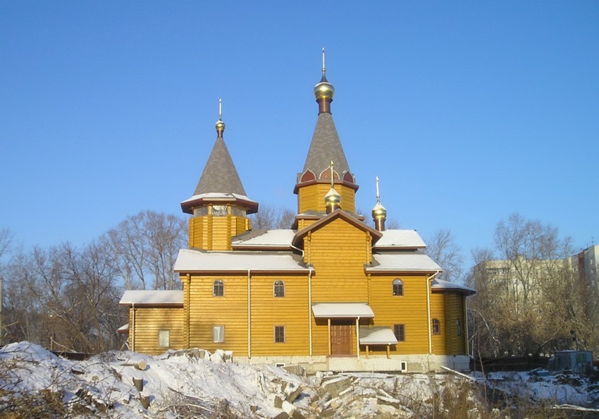 Стройка церкви Умиление