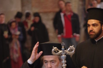 9 апреля. Патриарх Иерусалимский Феофил III (фото Алексея Козориза)