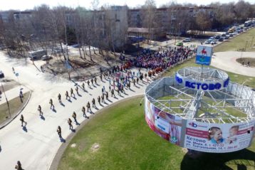 14 апреля. Пасхальный крестный ход в Кстове (фото телекомпании «Луч»)