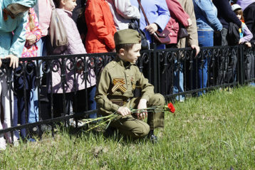 9 мая. На праздновании Дня Победы в Сормовском районе (фото Сормовского благочиния)