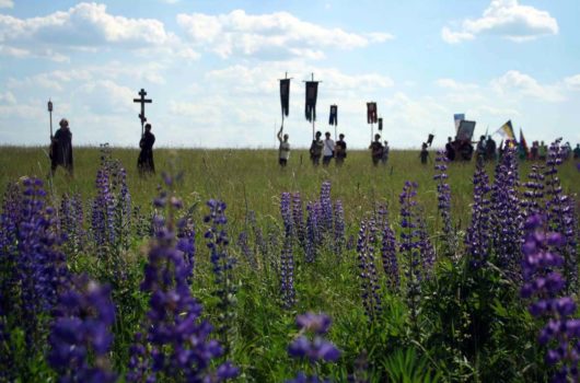 23 июня. Ежегодный крестный ход, посвященный памяти погибших воинов в Дальнеконстантиновском благочинии (фото Молитовского благочиния)