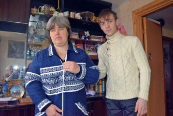 Марина Громова (Тихонова) и сын Валерий