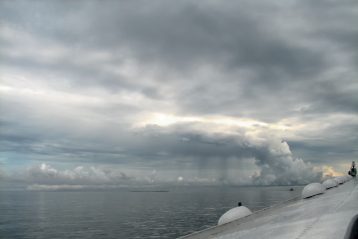 Ладожское озеро с борта «Метеора»