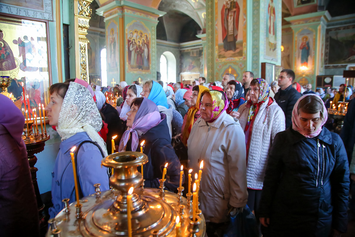 Богослужение в Арзамасе в соборе