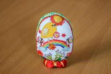 «Пасхальное яйцо». Милена Симонова, 7 лет (Воскресенское благочиние). I место