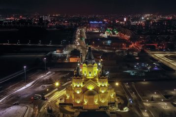 6 января. Александро-Невский кафедральный собор Нижнего Новгорода (фото Александра Фролова)