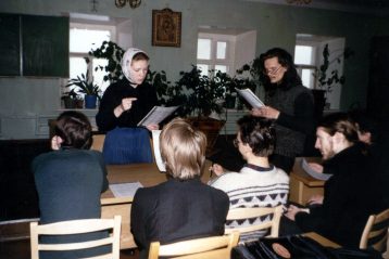 Спевка хора 1997–1998 гг.