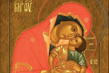 Икона Божией Матери «Взыграние Младенца»