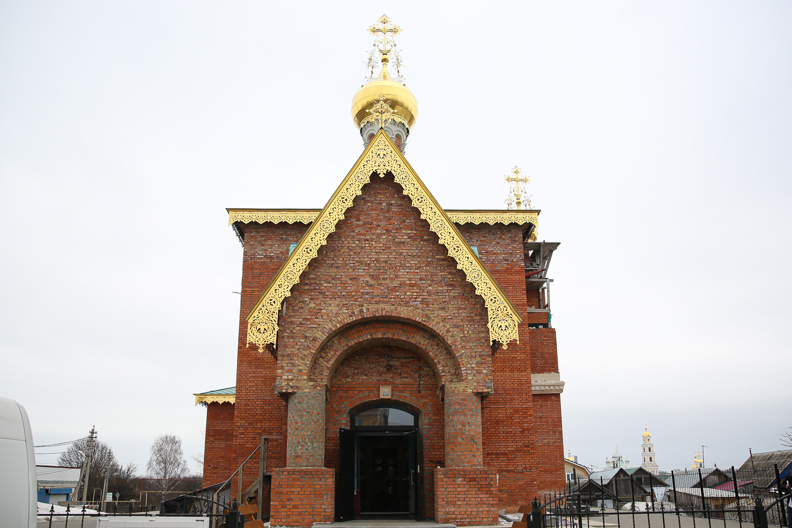 Глава Нижегородской митрополии осмотрел в Дивееве строящийся храм в честь  святых Царственных страстотерпцев - Нижегородская МитрополияНижегородская  Митрополия