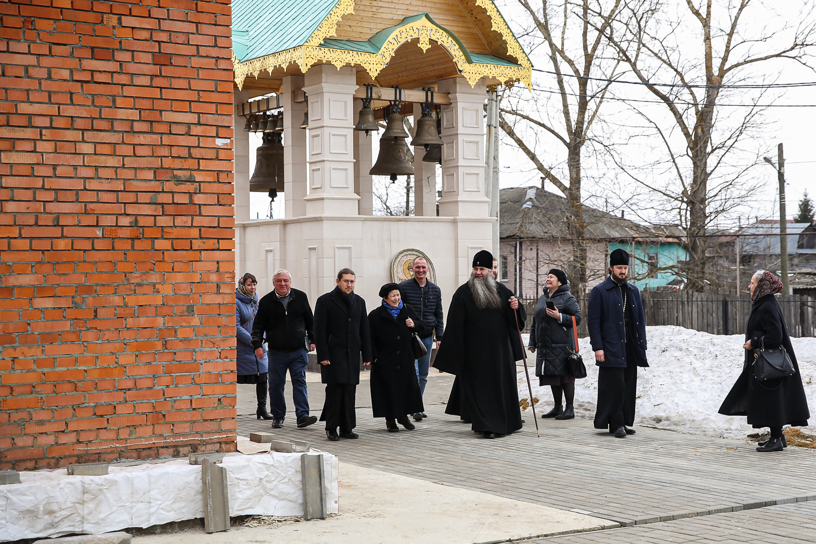 Глава Нижегородской митрополии осмотрел в Дивееве строящийся храм в честь  святых Царственных страстотерпцев - Нижегородская МитрополияНижегородская  Митрополия