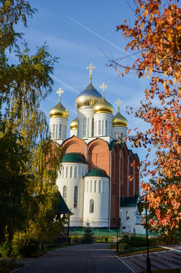 Воскресенский собор на закате Арзамас