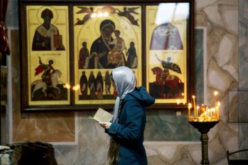 6 ноября. В Александро-Невском кафедральном соборе Нижнего Новгорода (фото Александра Чурбанова)