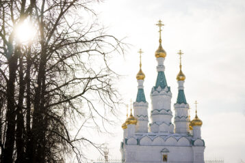 2 марта. В Троицком соборе Свято-Троицкого Серафимо-Дивеевского женского монастыря (фото Глеба Пушменкова)