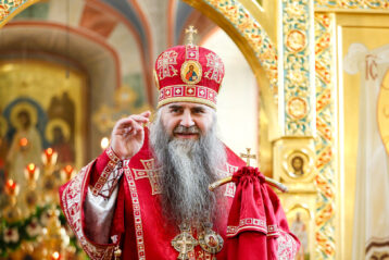 17 апреля. Митрополит Георгий в Знаменском храме города Бор (фото Кирилла Баркова)