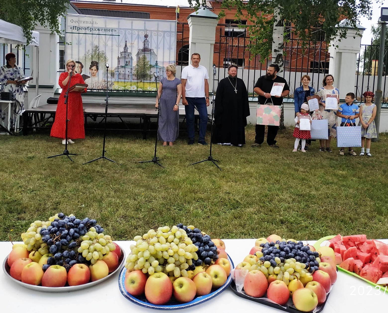 В селе Большое Болдино на территории Успенского храма состоялся семейный  фестиваль «Преображение» - Нижегородская МитрополияНижегородская Митрополия