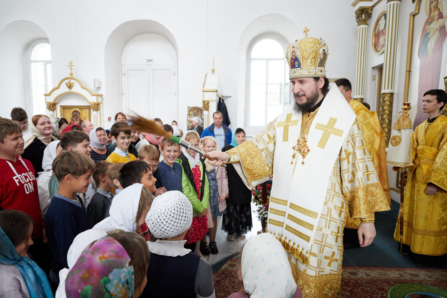 Молебен перед началом учения отроков