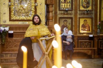 22 октября. В Александро-Невском кафедральном соборе Нижнего Новгорода (фото Глеба Пушменкова)