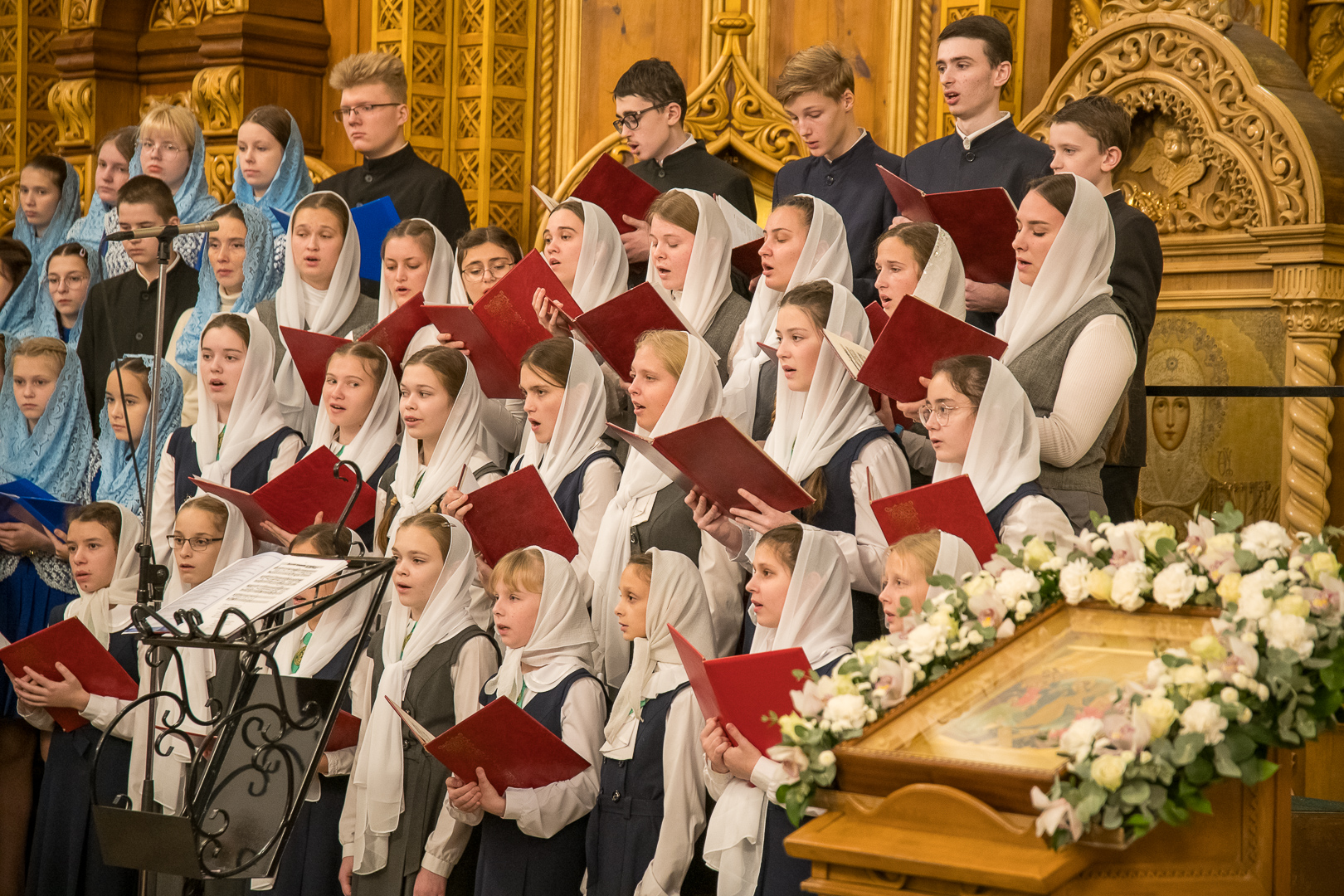 Православный хор храма в Минусинске