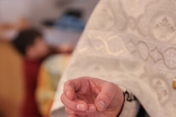 19 января. Таинство Крещения в центре «Быть мамой» (фото Ярославны Ноздриной)