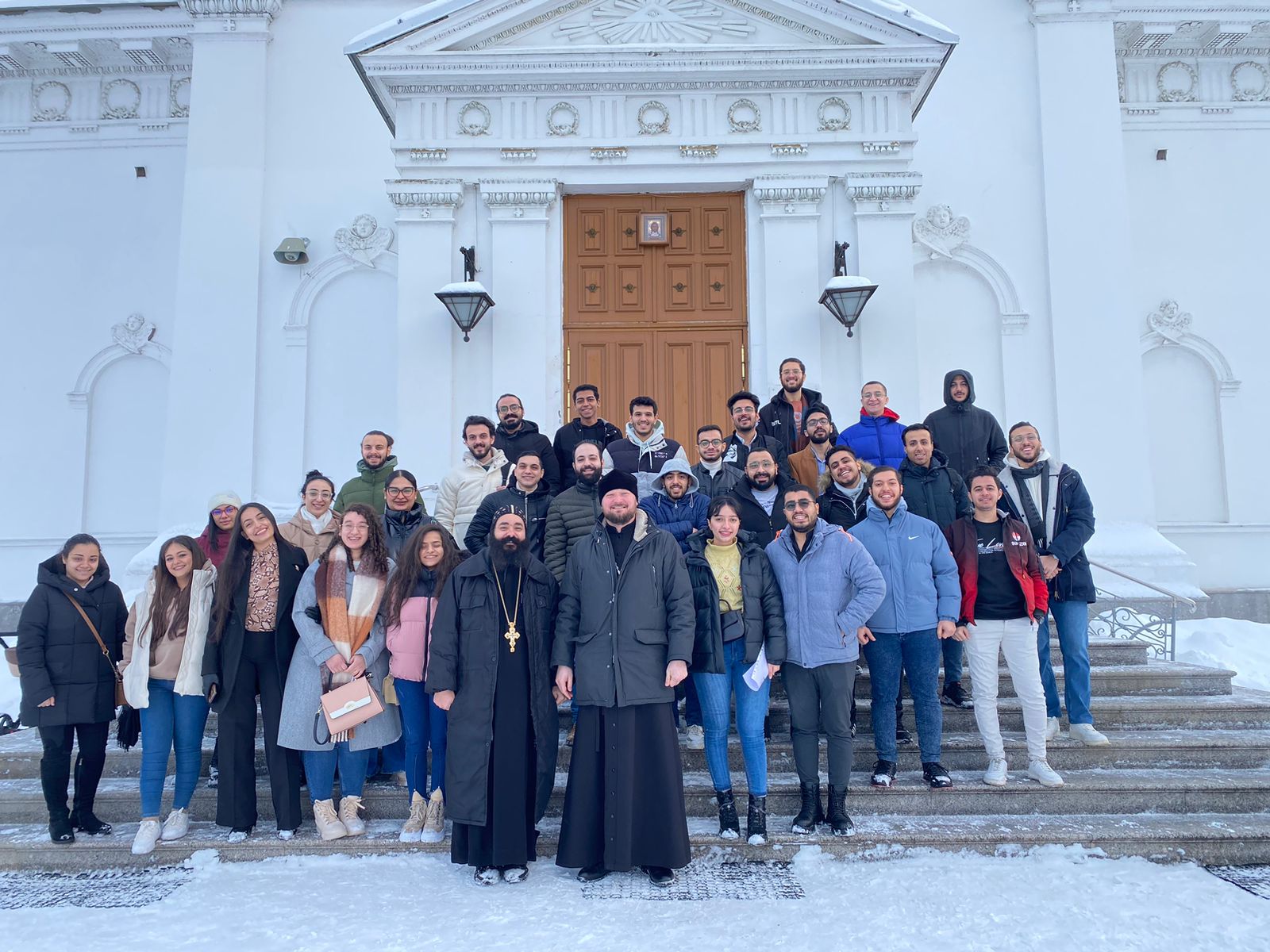 Представители коптской общины, обучающиеся в нижегородских вузах, посетили  Спасский Староярмарочный собор Нижнего Новгорода - Нижегородская  МитрополияНижегородская Митрополия