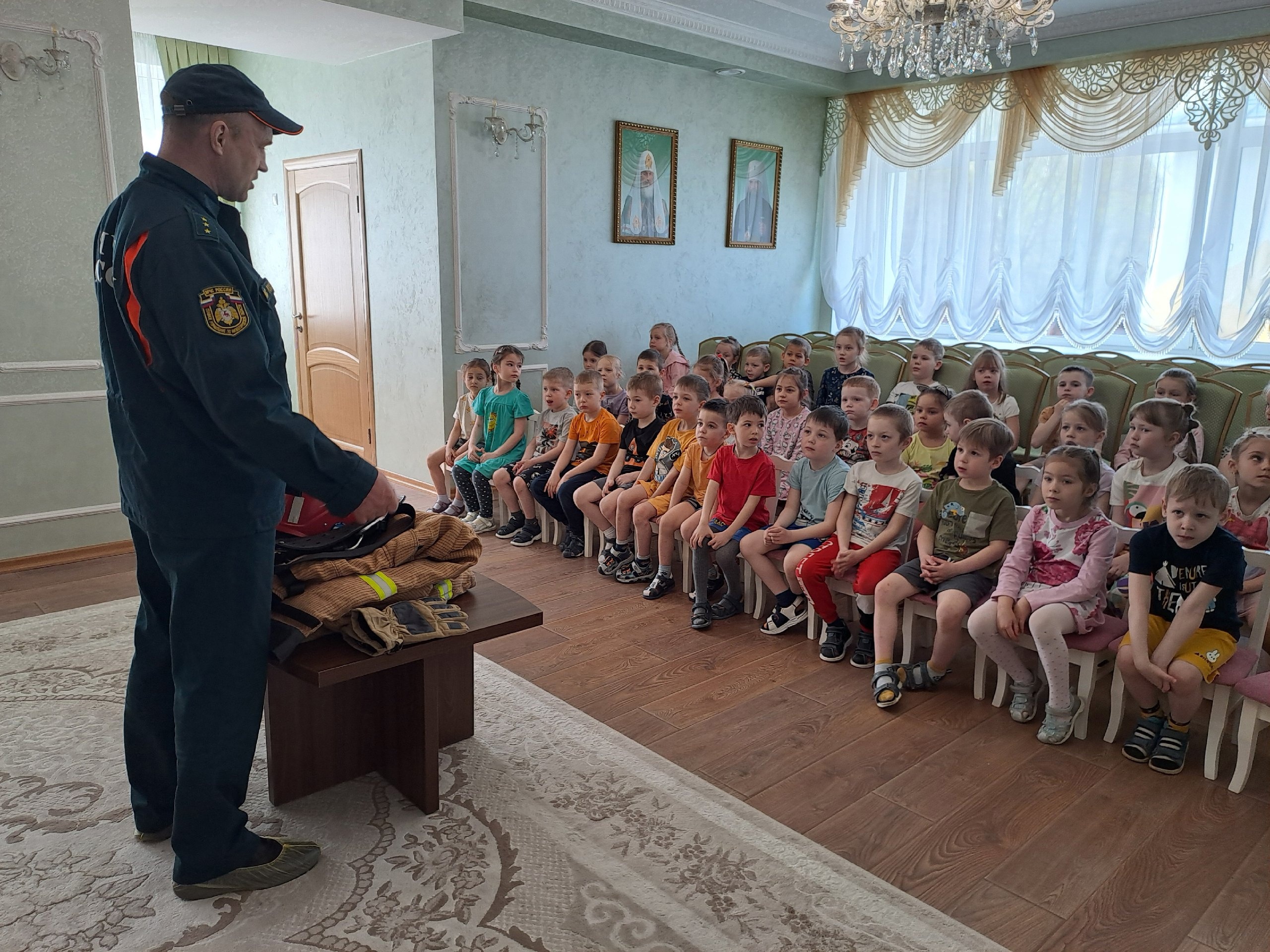 В православном детском саду Приокского благочиния состоялось тематическое  занятие ко Дню пожарной охраны | 29.04.2024 | Нижний Новгород - БезФормата