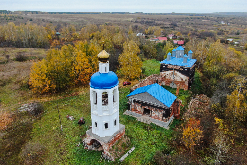 Храм в честь Страстной иконы Божией Матери. Перевозский район, с. Палец